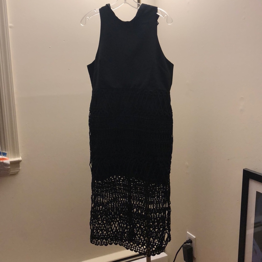 Endless Rose crochet black dress Size L